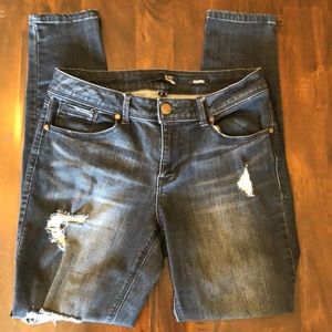1822 Denim Distressed Skinny Jeans